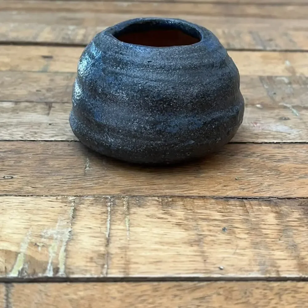 Studio Art Pottery Clay Vase 2.5